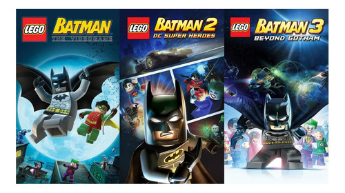 Lego Batman 1 2 Y 3 Pack Pc Digital Tenelo Hoy