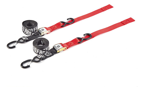 Par Correas De Amarre Tie Down Motocross Enduro 1.5  Rojos