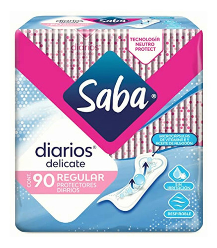 Saba Diarios Regular Pads 90 Pieces