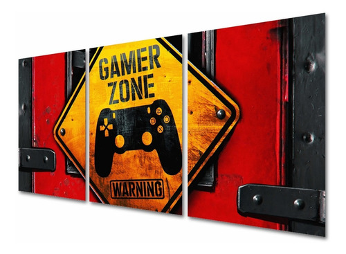 Placas Decorativas Gamer Infantil Video Game Parede Sala 