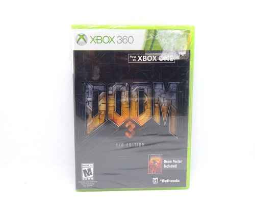Doom 3 Bfg Edition Xbox 360 Nuevo Sellado Poster One Xbox360
