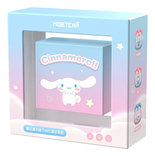 Audífonos Sanrio Cinnamoroll, Con Diseño Dibujos Animad