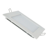 Panel Led Embutir 24w Artefacto Slim Cuadrado Luz Fría 220v