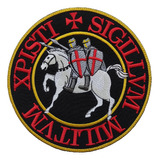 Parche Bordado Caballeros Templarios Xpisti Sigillum Militum