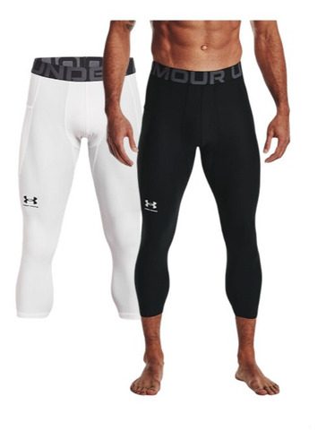 Licra 3/4 Under Armour Capri Heatgear Leggings Con Blsillo