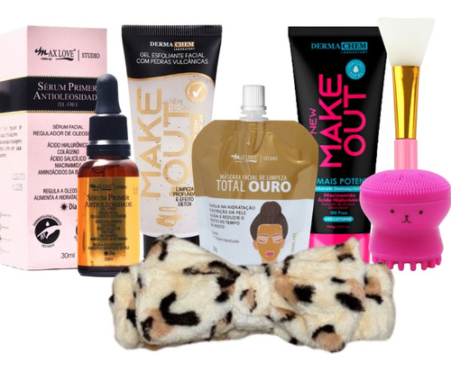 Kit Skincare Completo Limpeza De Pele Cuidados Faciais 