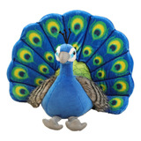 Niños Peluche Pp Algodón Pavo Real Juguete Simulación