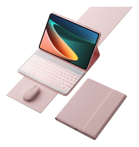 Para Funda+teclado Iluminados+mouse Para Xiaomi Mi Pad 5 11