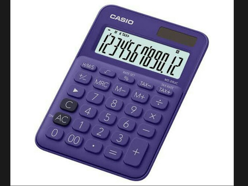 Calculadora Casio Modelo Ms-20uc Morada