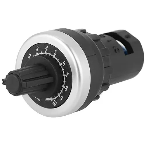 Potenciometro 1k,2k,5k Y 10 Kohms 22mm Con Perilla Graduada