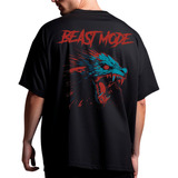 Playera Deadlift Beast Mode Alien/ Unisex /oversize