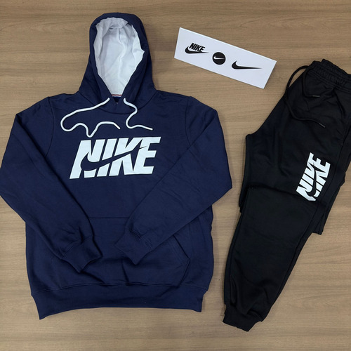 Conjunto Moletom Nike Flanelado Modelo Importado 