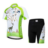 Jpojpo Niños Ciclismo Jersey Set Ropa Chicos