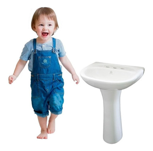 Lavabito Con Pedestal Infantil Tamaño Pequeño Para Niños