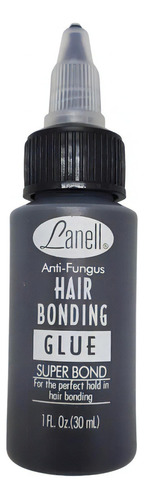 Cola Lanell 30ml Para Mega Hair Cílios Tufinho Profissional Cor Preto