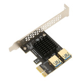 Divisor Vertical Pci E De 1 A 2 Tarjetas Pci E, 1 Puerto Usb