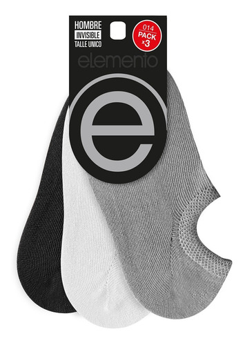 Media Elemento 014 Pack X 3 Invisible Hombre 