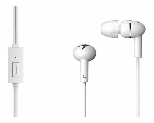 Auricular Genius Hs M300 In Ear Manos Libres Mic Celular Color Blanco