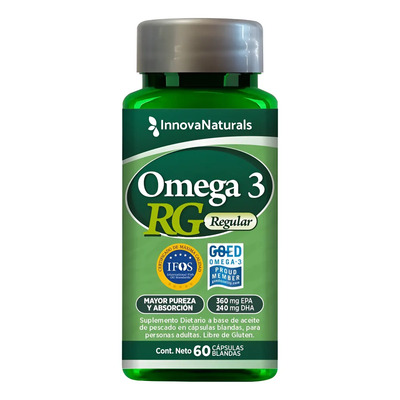 Omega 3 Regular Innovanaturals X 60 Caps Ifos Goed Sin Sabor | Mismo precio en cuotas