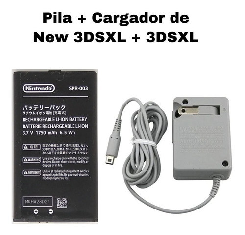 Cargador Para Nintendo 3dsxl Y New Nintendo 3ds Xl + Extra
