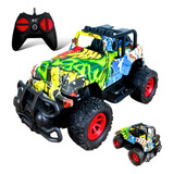 Carrinho Controle Remoto Monster Blink Junior Infantil 4x4 