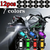 12pcs Led Luces De Advertencia Motocicleta/drones Estro