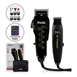 Combo Máquina De Corte Wahl Essentials Taper 2000 Ac Trimmer Color Negro