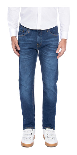 Calça Jeans Levis 512 Slim Taper Stretch Azul Médio