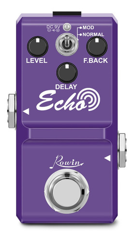 Pedal De Efectos Para Guitarra Rowin Ln-314 Echo Mini Delay,