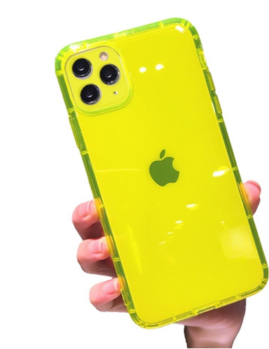 Funda Protectora Para iPhone Anti Golpes Neon
