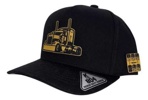 Gorra Soy Troquero Trailer Plac Dorada Lat 18 Veloc P Dorada