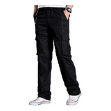 Pantalones Cargo Rectos Casuales Para Exteriores Para Hombre