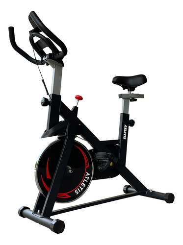 Bicicleta Spinning Atletis K100 Volante De Inercia 6 Kg Color 1622150 - Rojo