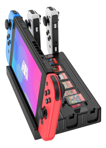 Estação Dock Tv Com Carregador Joycon Adequado Para Switch