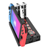 Estación Conexión Para Tv Cargador Joycon Para Switch/oled