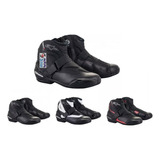 Jm Bota Moto Pista Alpinestars Smx-1 R V2 Caña Corta Negra