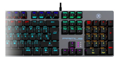 Teclado Primus Mecánico Gamer Ballista 90t Red Switch - Rgb