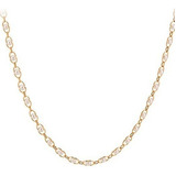 Cadena De Oro Laminado 18k Collar Perlas Sinteticas Rommanel