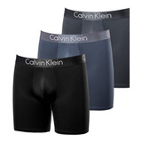 Calvin Klein, 3 Bóxer De Microfibra Para Caballero De Lujo