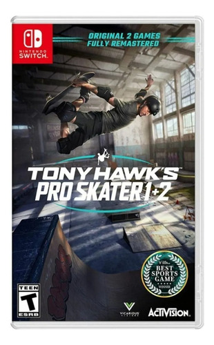 Tony Hawk's Pro Skater 1 + 2 Nintendo Switch / Juego Físico