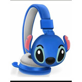 Audífono Bluetooth Diadema Stitch Disney Niños Niñas Azul