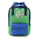 Mochila Infantil Escolar 12pulgadas Nordica Skora 32177 Full Color Verde/azul