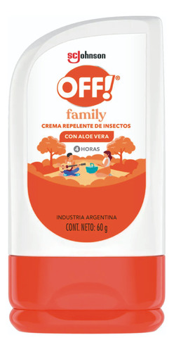 Repelente Para Insectos Mosquitos Off Crema X 60 Grs