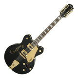 Guitarra Eléctrica Gretsch G5422g 12 Hollow Demo Color Negro Material Del Diapasón Rosewood Orientación De La Mano Diestro