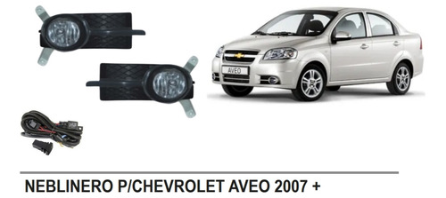 Kit Neblinero Chevrolet Aveo 2007 - 2011 Foto 2