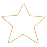 Anillos Chapados En Oro Con Forma De Estrella Para Decoració