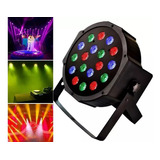 Foco Luces 18 Led Rgb Dmx Fiesta Disco Corriente