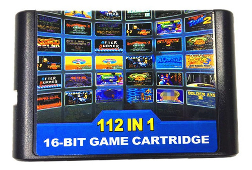 Cartucho De Juego 112 En 1 Para Sega Megadrive Genesis