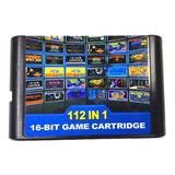 Cartucho De Juego 112 En 1 Para Sega Megadrive Genesis