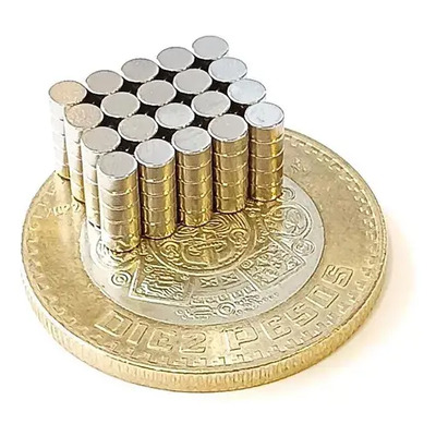 Iman De Neodimio 3mm X 1.5mm N35 Mini Broche 100 Piezas